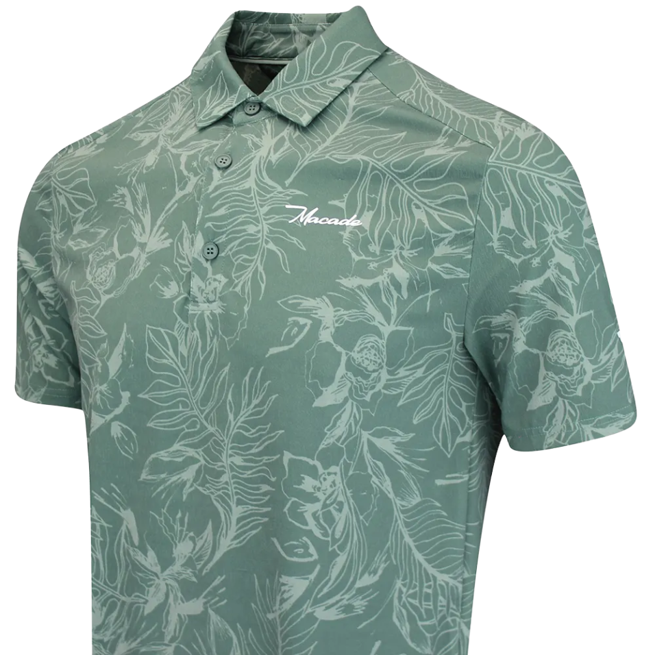 MACADE JUNIPER FLORAL TOUR POLO