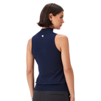 MACADE KAYLA AIR SLEEVELESS TOP - NAVY