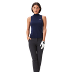 MACADE KAYLA AIR SLEEVELESS TOP - NAVY