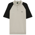 HUGO BOSS KN GOC SWING PS POLO - BEIGE/BLACK