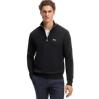 HUGO BOSS HYDRO KNITTED QUARTER ZIP - DARK NAVY