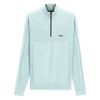 HUGO BOSS HYDRO KNITTED QUARTER ZIP - MINT