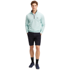 HUGO BOSS HYDRO KNITTED QUARTER ZIP - MINT