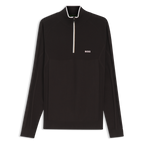 HUGO BOSS HYDRO KNITTED QUARTER ZIP - DARK NAVY