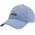 HUGO BOSS PERFORATED CAP - LIGHT BLUE