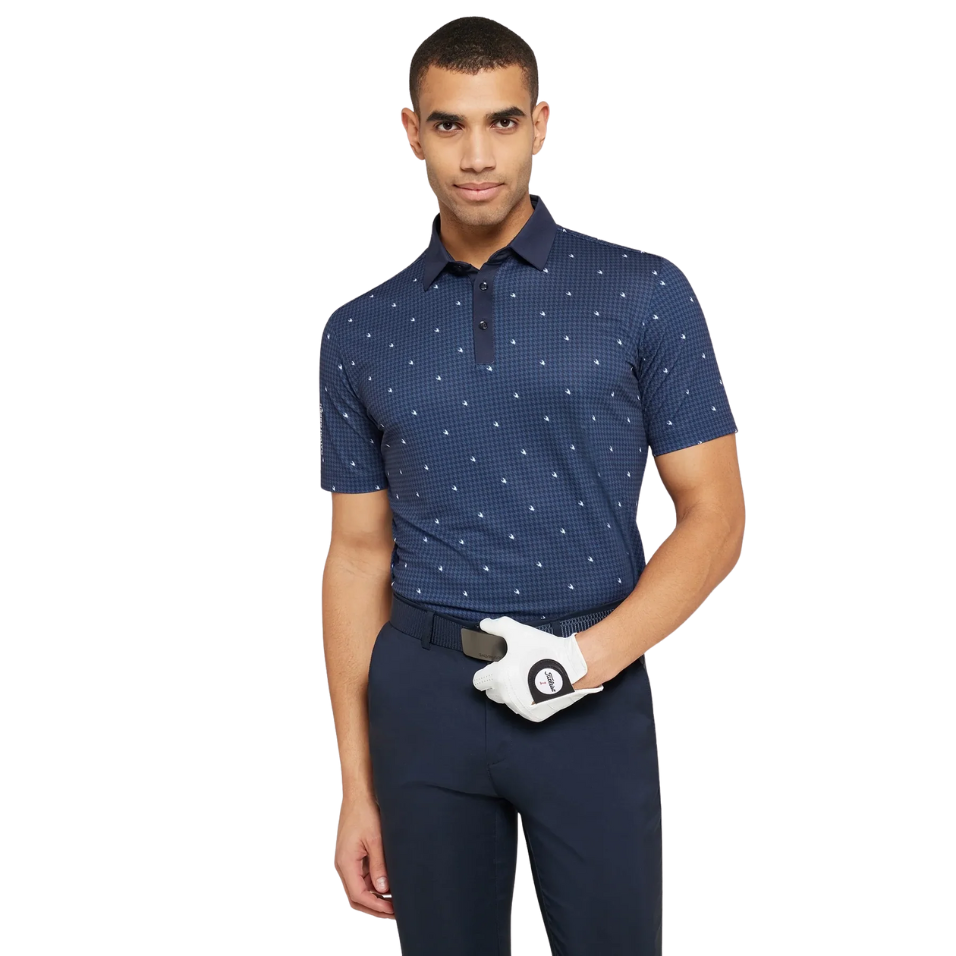 GALVIN GREEN MARLEY POLO - NAVY/WHITE