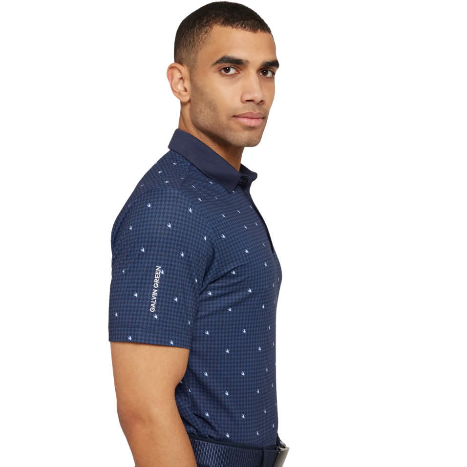 GALVIN GREEN MARLEY POLO - NAVY/WHITE