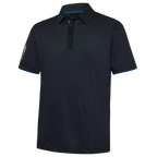 GALVIN GREEN MEDLEY POLO -BLACK/ROYAL BLUE