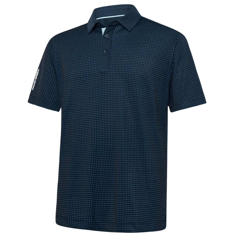 GALVIN GREEN MEDLEY POLO - CRYSTAL BLUE/NAVY