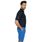 GALVIN GREEN MEDLEY POLO -BLACK/ROYAL BLUE