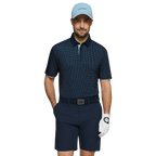 GALVIN GREEN MEDLEY POLO - CRYSTAL BLUE/NAVY