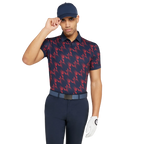 GALVIN GREEN MILES POLO - NAVY/RED