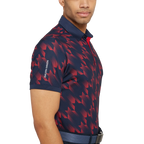 GALVIN GREEN MILES POLO - NAVY/RED
