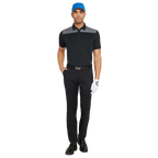 GALVIN GREEN MIRAN POLO - BLACK/ROYAL BLUE