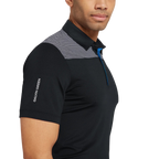 GALVIN GREEN MIRAN POLO - BLACK/ROYAL BLUE