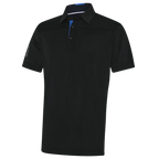 GALVIN GREEN MITCHELL POLO - BLACK/ROYAL BLUE/WHITE
