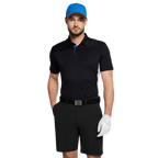 GALVIN GREEN MITCHELL POLO - BLACK/ROYAL BLUE/WHITE