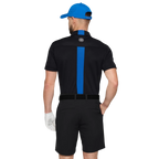 GALVIN GREEN MITCHELL POLO - BLACK/ROYAL BLUE/WHITE
