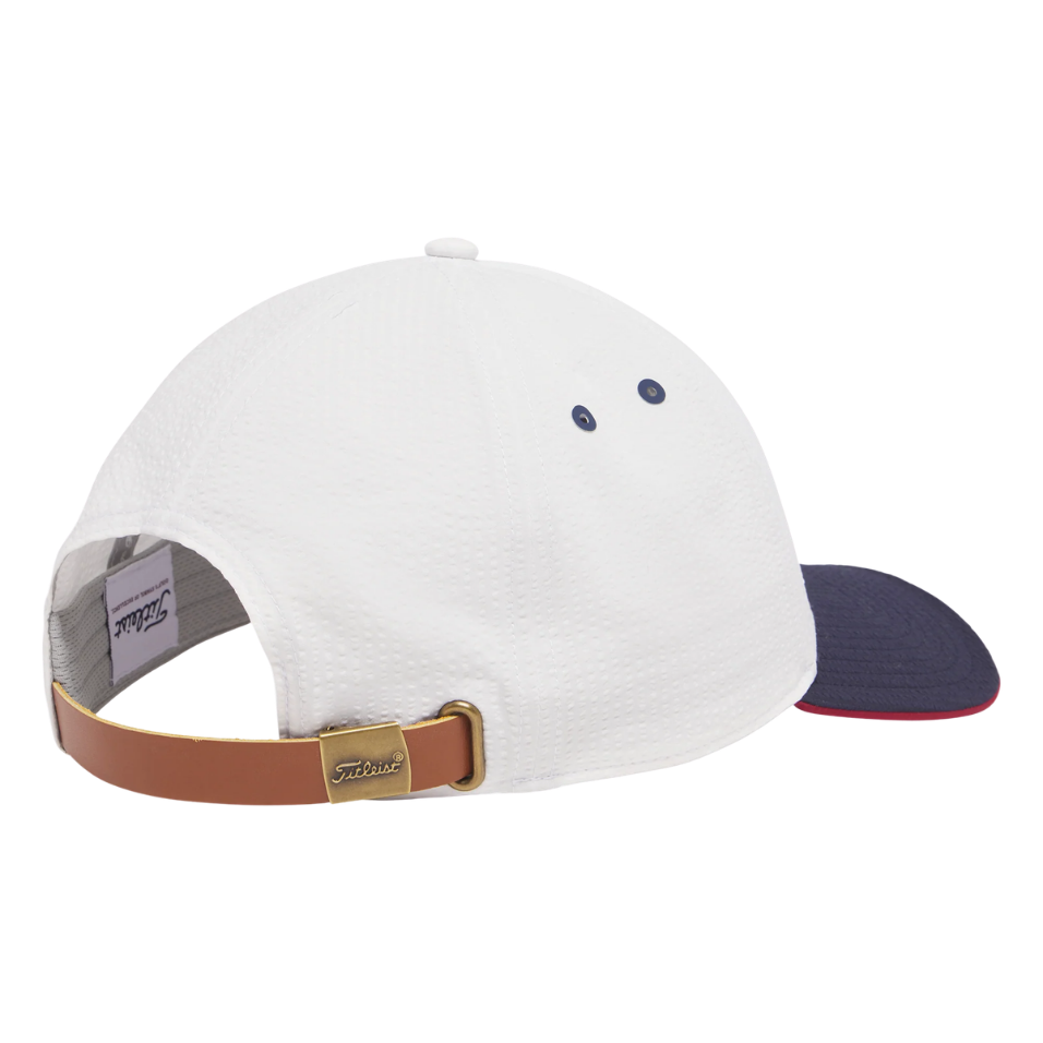 TITLEIST MONTAUK SEERSUCKER - WHITE/NAVY/RED