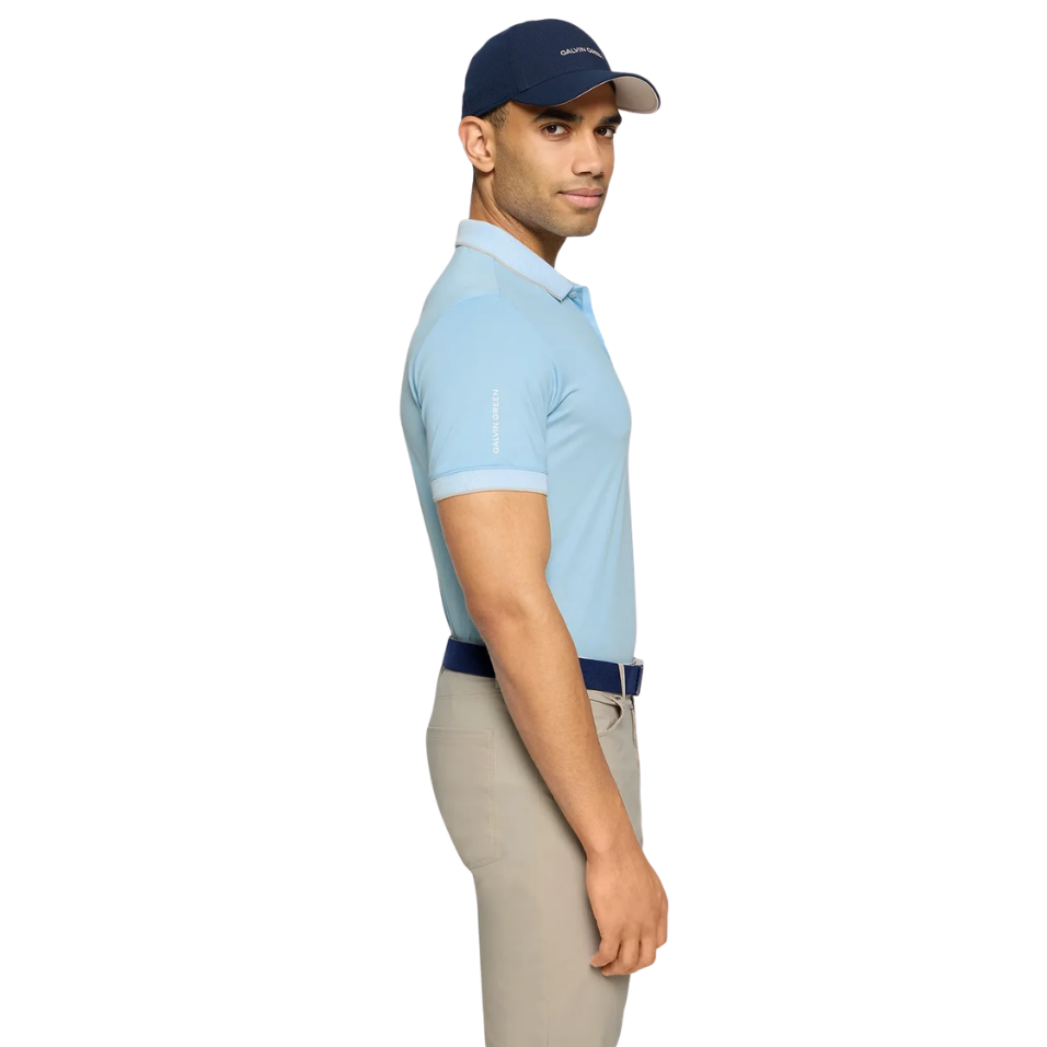 GALVIN GREEN MOON POLO - CRYSTAL BLUE/SAND