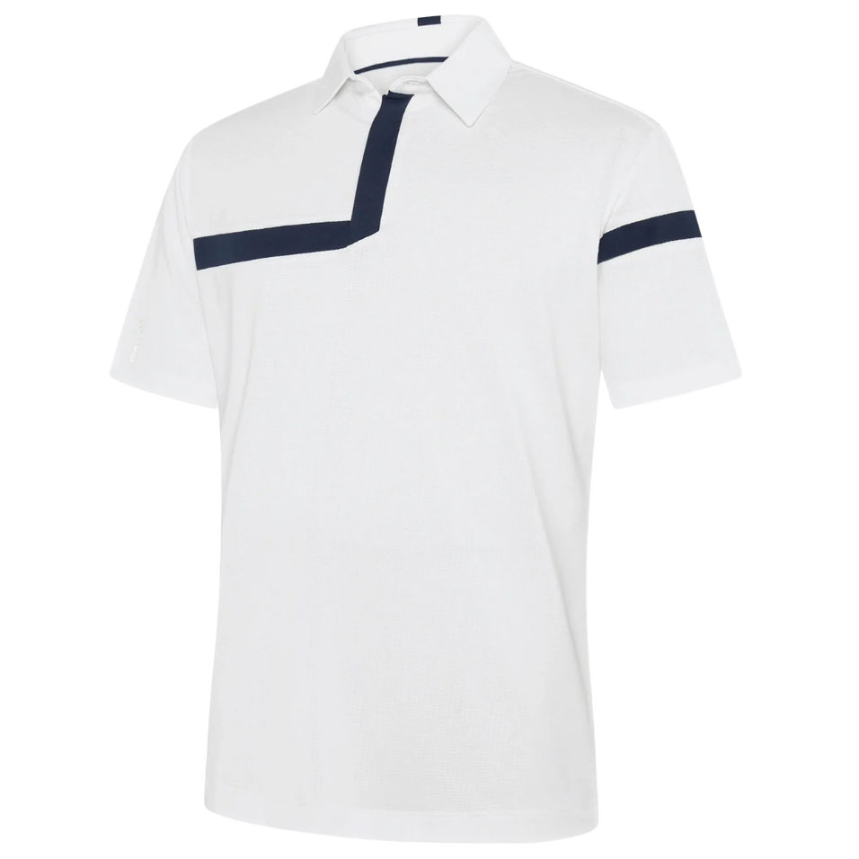 GALVIN GREEN MORLEY POLO - WHITE/NAVY