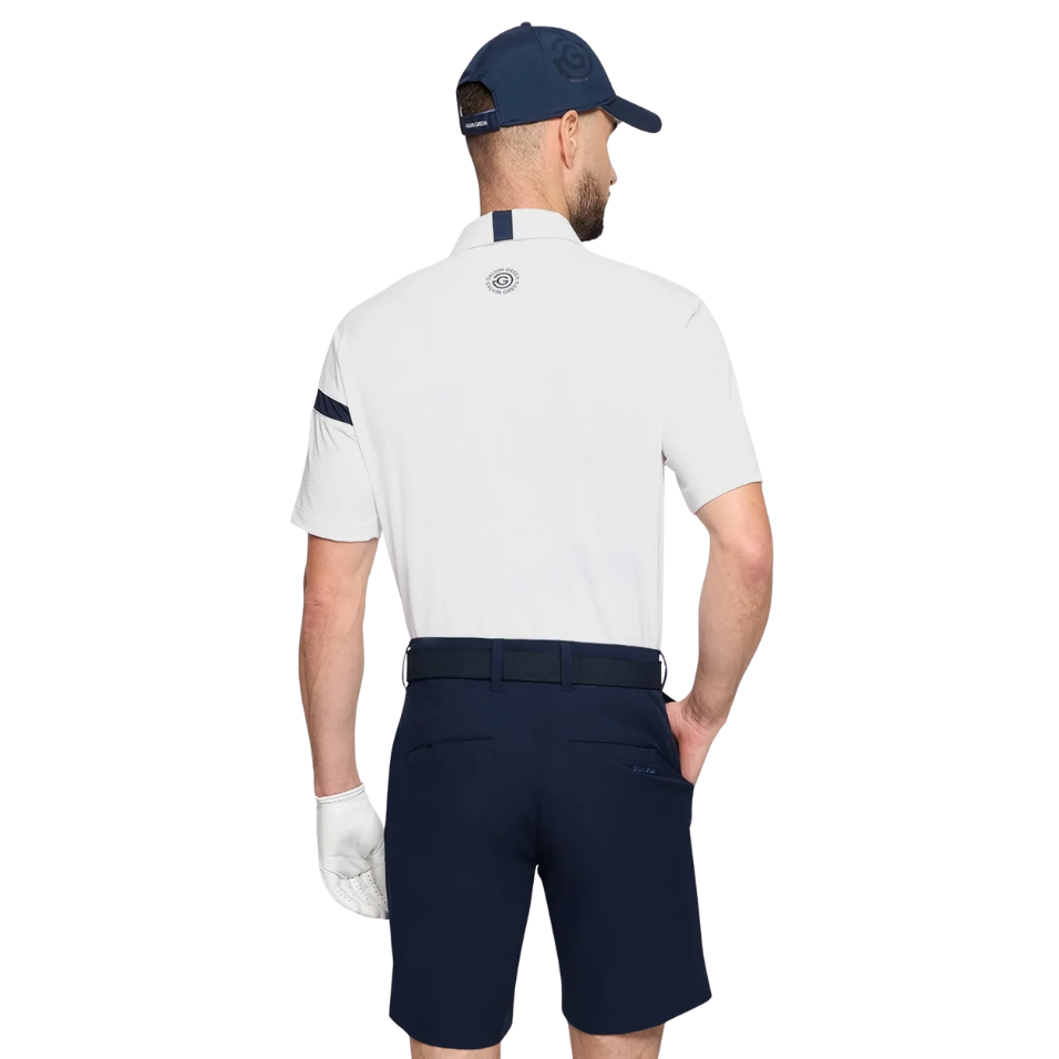 GALVIN GREEN MORLEY POLO - WHITE/NAVY