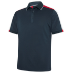 GALVIN GREEN MULLIGAN POLO - NAVY/RED/WHITE