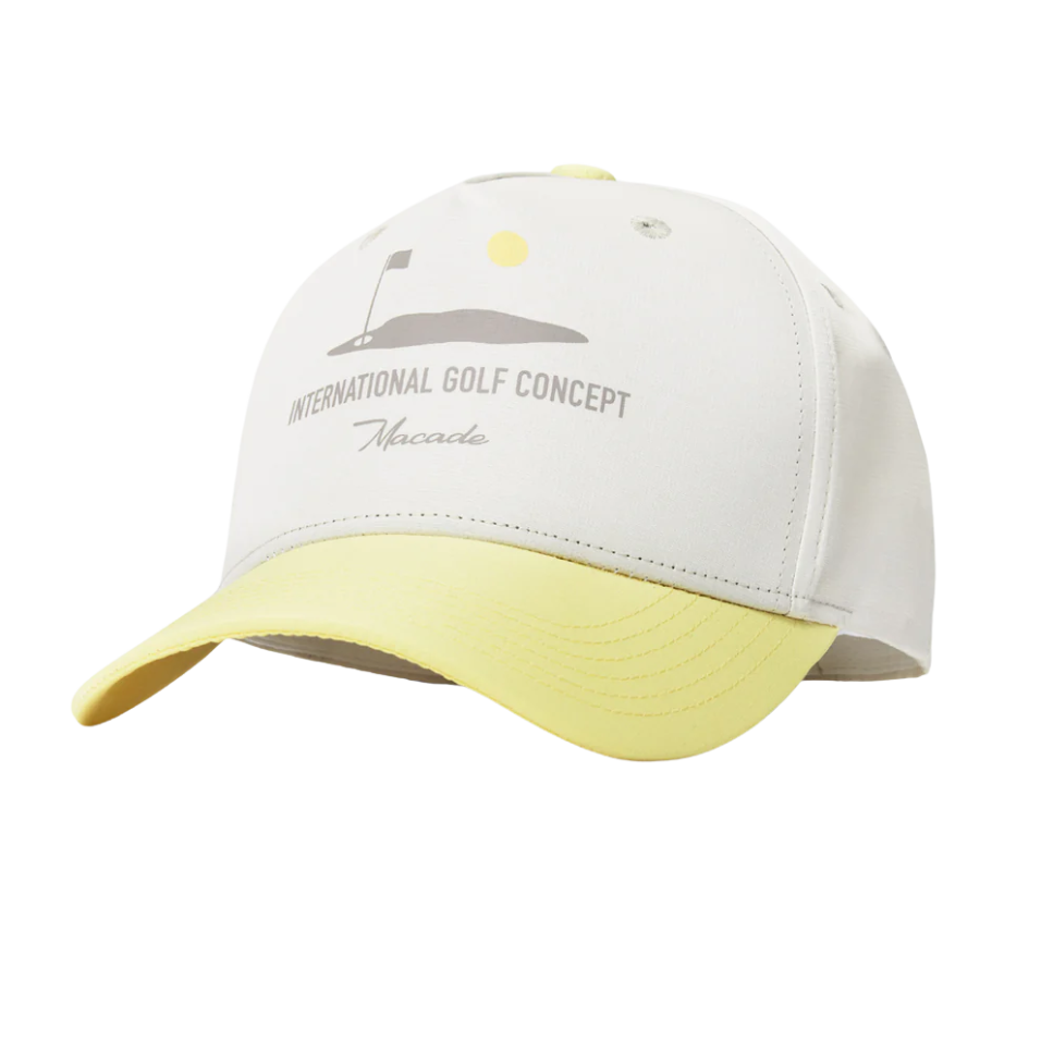 MACADE YELLOW & CREAM CONCEPT CAP