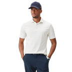 MACADE CORE WHITE TX STRIPE POLO