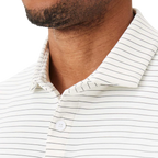 MACADE CORE WHITE TX STRIPE POLO