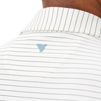 MACADE CORE WHITE TX STRIPE POLO