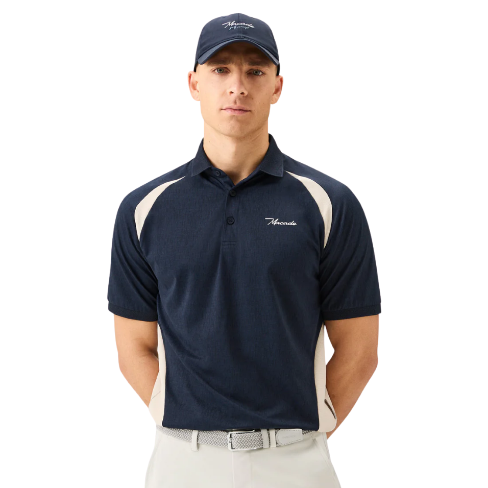 MACADE NASH TECH TX POLO - BLUE