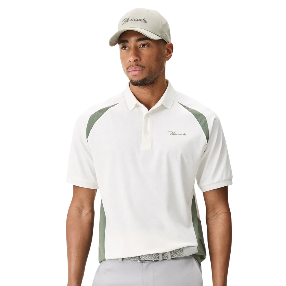 MACADE NASH TECH TX POLO - WHITE
