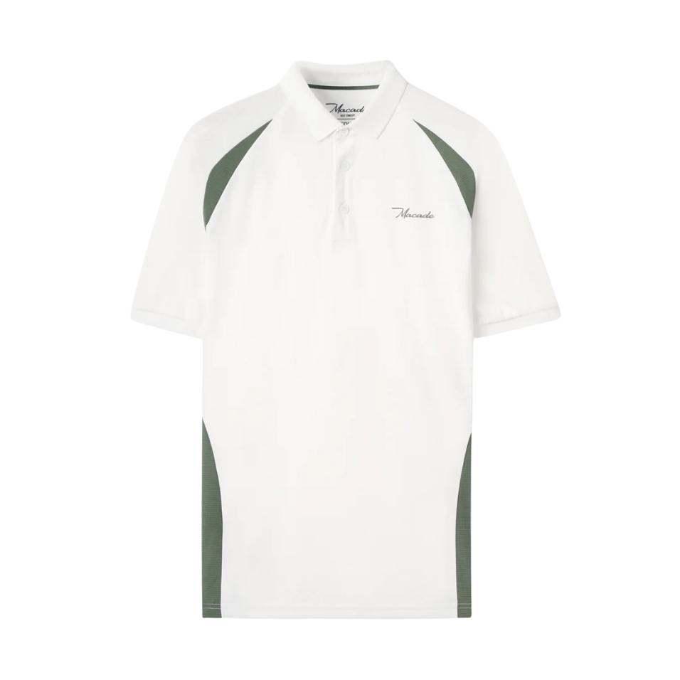 MACADE NASH TECH TX POLO - WHITE