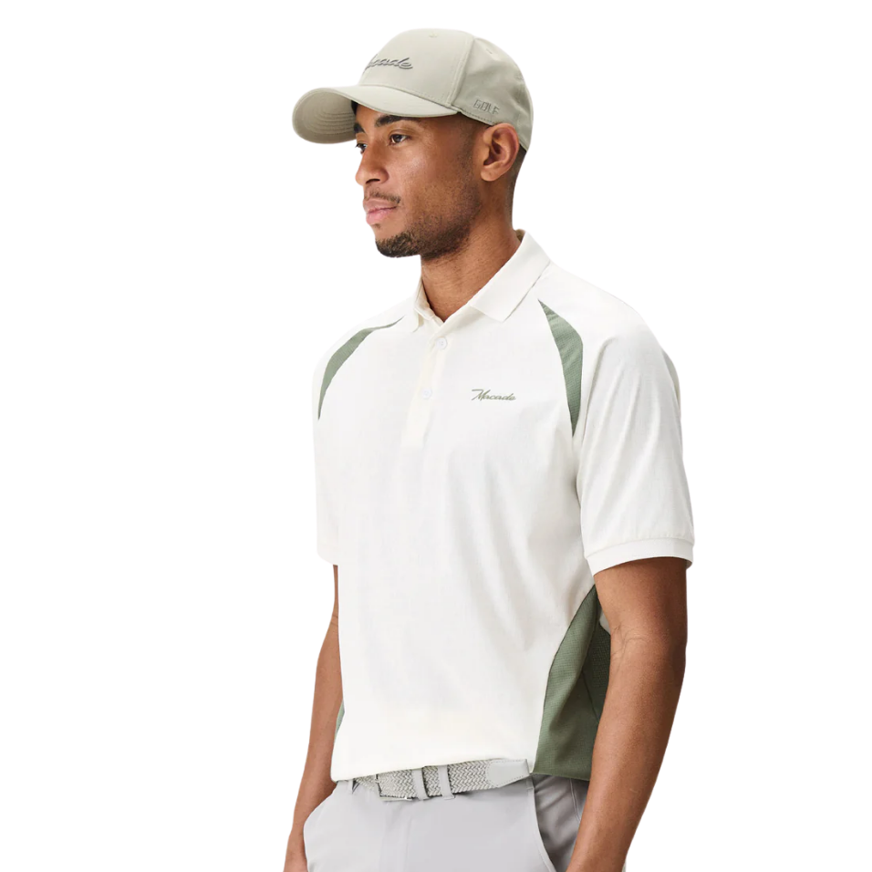 MACADE NASH TECH TX POLO - WHITE
