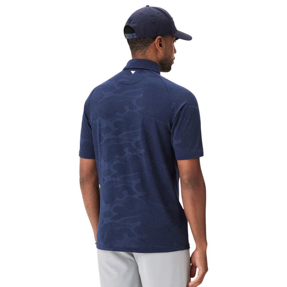 MACADE NOLAN DARK BLUE CAMO POLO