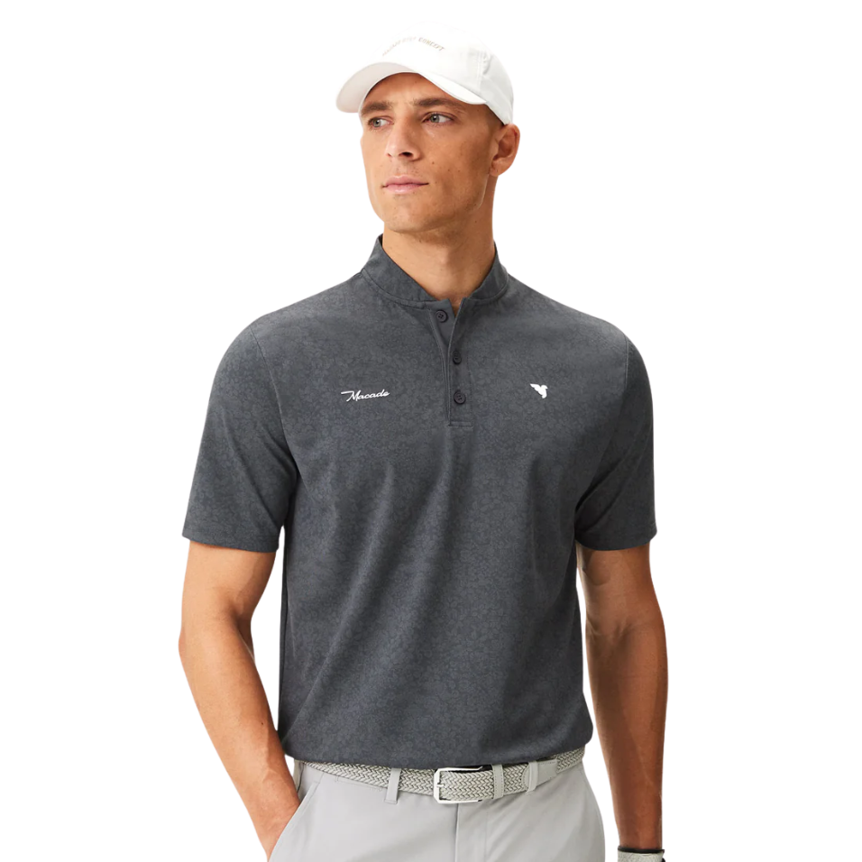 MACADE PACE GREY BOMBER POLO