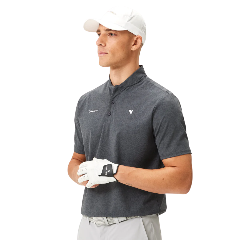MACADE PACE GREY BOMBER POLO