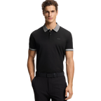 HUGO BOSS CHIP PADDY POLO - BLACK