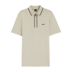HUGO BOSS PHILIX GOC SLIM-FIT POLO - BEIGE