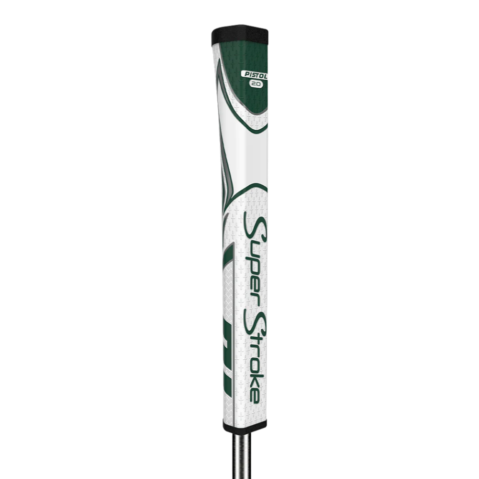 SUPER STROKE ZENERGY PISTOL 2.0 PUTTER  GRIP - WHITE/GREEN