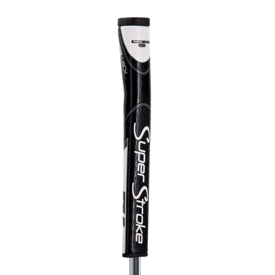 SUPER STROKE ZENERGY PISTOL LOCK 2.0 PUTTER GRIP - BLACK/WHITE