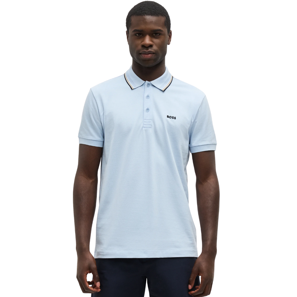 HUGO BOSS GOC BIRDIE PAULE POLO - LIGHT BLUE