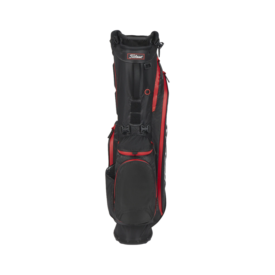 TITLEIST PLAYERS 4 STADRY STAND BAG - BLACK/RED