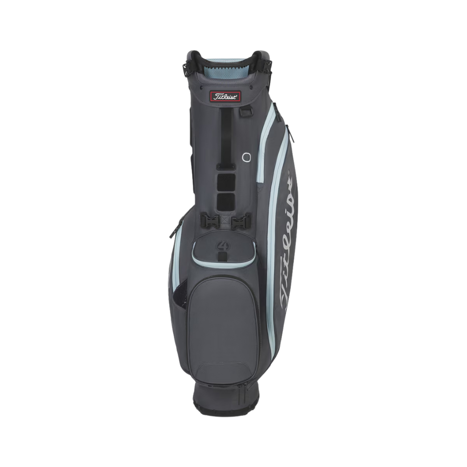 TITLEIST PLAYERS 4 STAND BAG - CHARCOAL/SKY