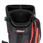 TITLEIST PLAYERS 5 STADRY STAND BAG - BLACK/RED