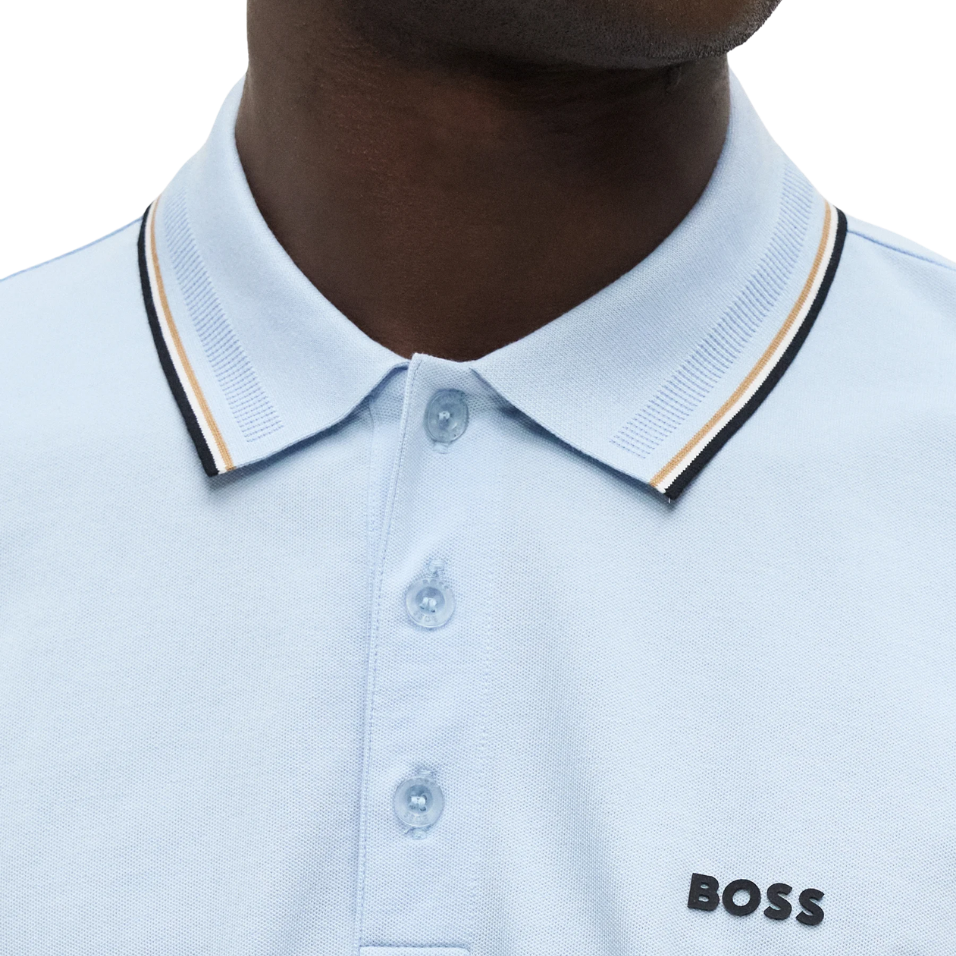 HUGO BOSS GOC BIRDIE PAULE POLO - LIGHT BLUE