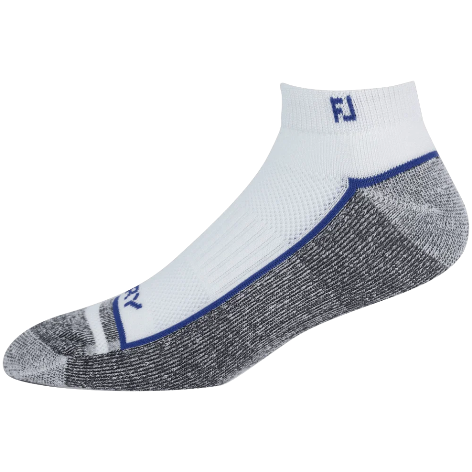 FOOTJOY PRODRY SPORT ASSORTED SOCKS - WHITE/BLACK/BLUE