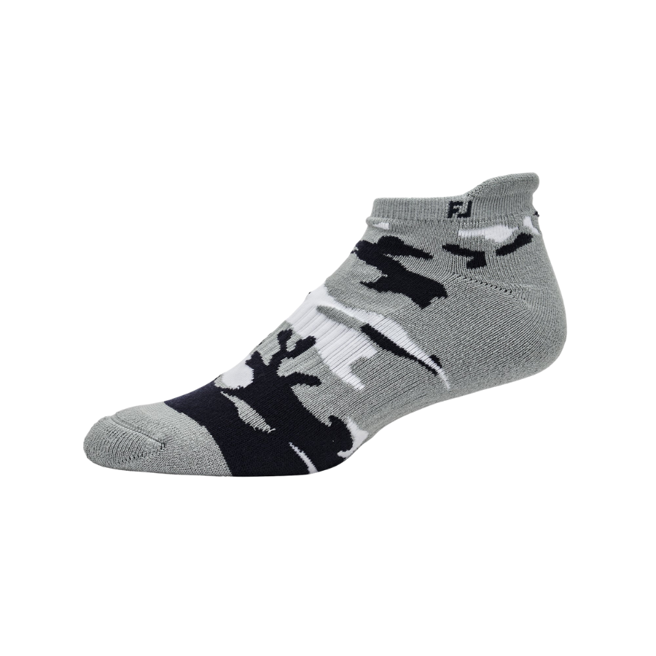 FOOTJOY PRODRY ROLL-TAB SOCKS - GREY CAMO
