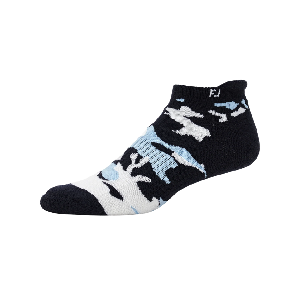 FOOTJOY PRODRY ROLL-TAB SOCKS - NAVY CAMO